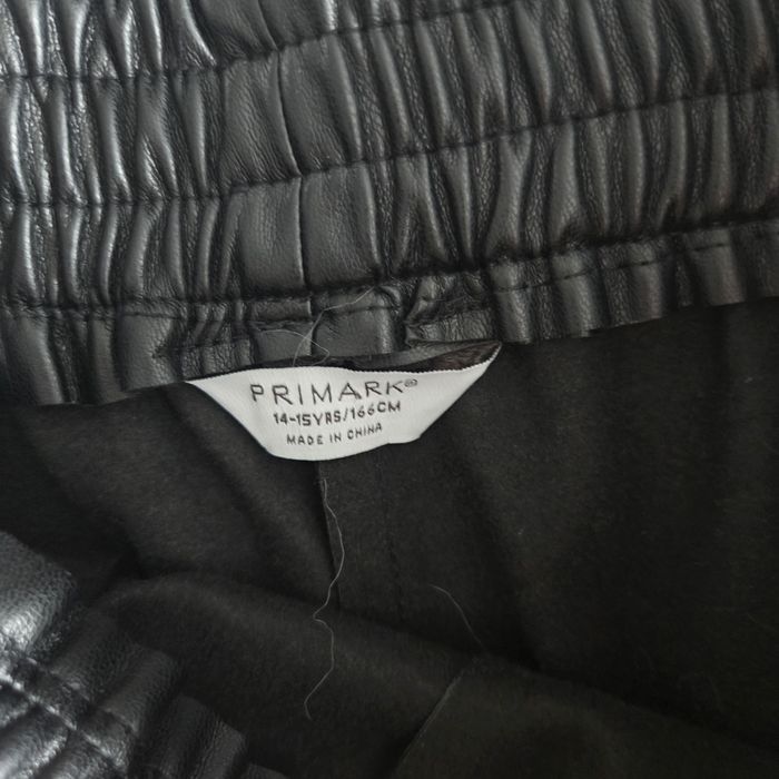 Skórzane spodnie z gumkami Primark S/M