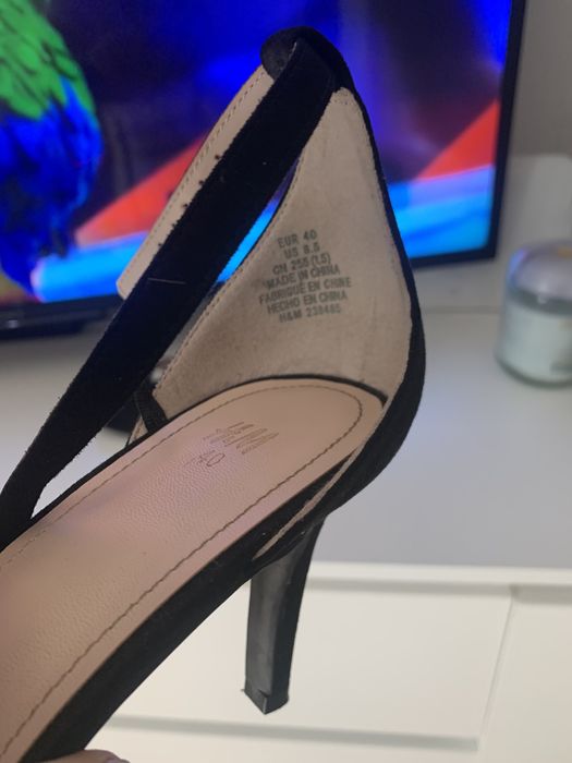 Szpilki czarne h&m