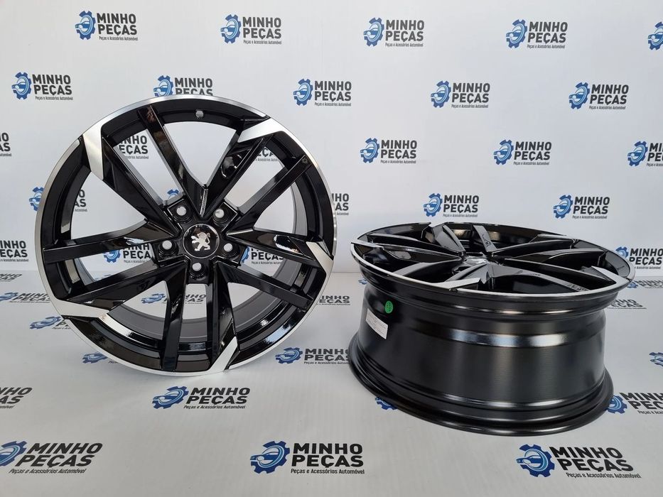 Jantes Peugeot 308 GTI em 16 Preto Brilho (5x108)