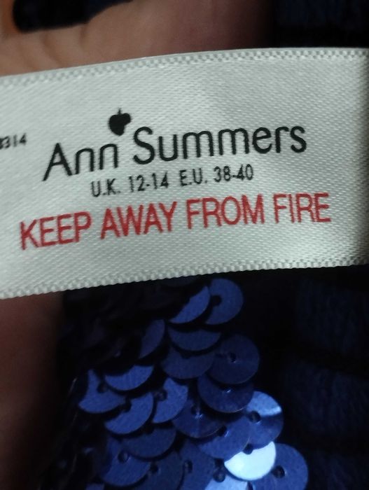 Сукня-костюм з капелюшком  морячки Ann Summers пайєтки на ліфі 42-48 12-14 38-40
