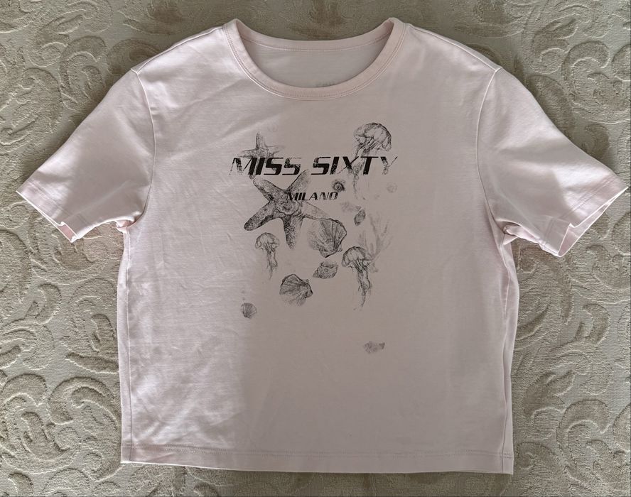 Розовая футболка Miss Sixty