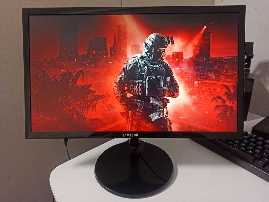 Монитор 22" Samsung S22F350 Slim Full HD HDMI (2020 год) + Кабель