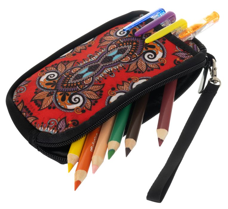 etui kolorowe-piórnik/portmonetka dla dzieci - loren