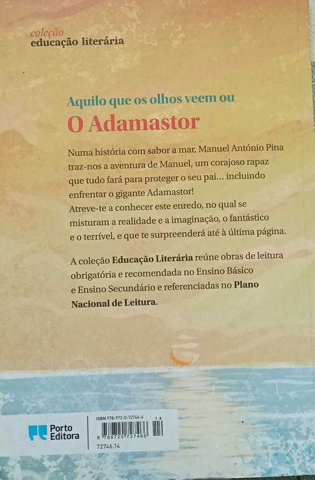 Livro "O Adamastor" de Manuel António Pina