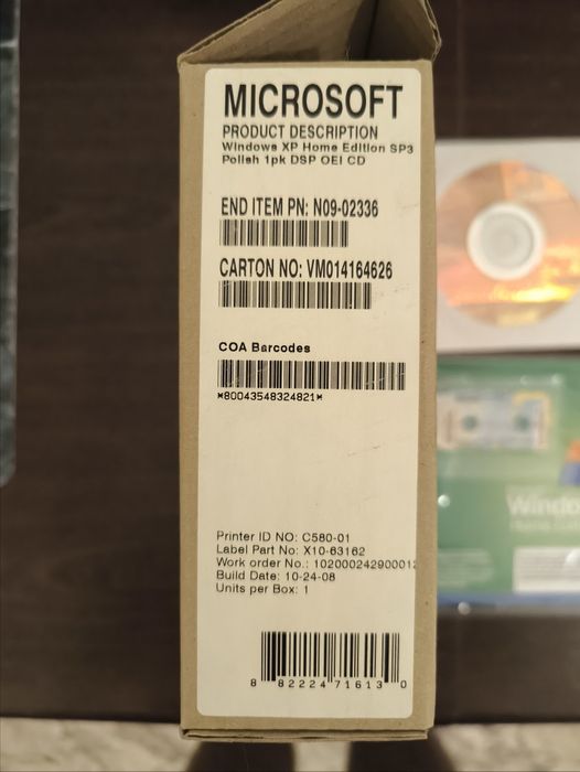 Windows XP Home Edition SP3 PL
