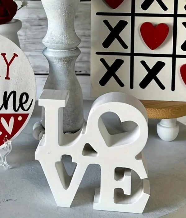 Декор з дерева 3д день закоханих