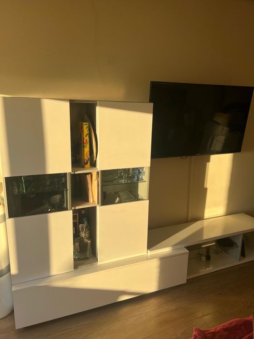 Movel Tv com Iluminacao em Led Azul