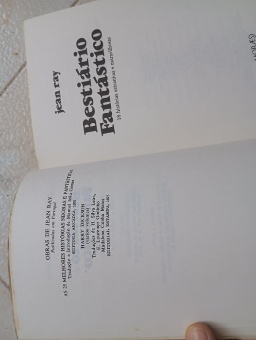 Bestiário Fantásticob de Jean Ray e Jonh Flandres 1 edição de 1978  ed