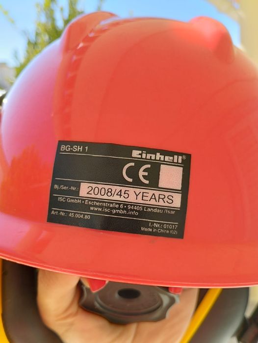 Einhell capacete de segurança para floresta BG-SH 1