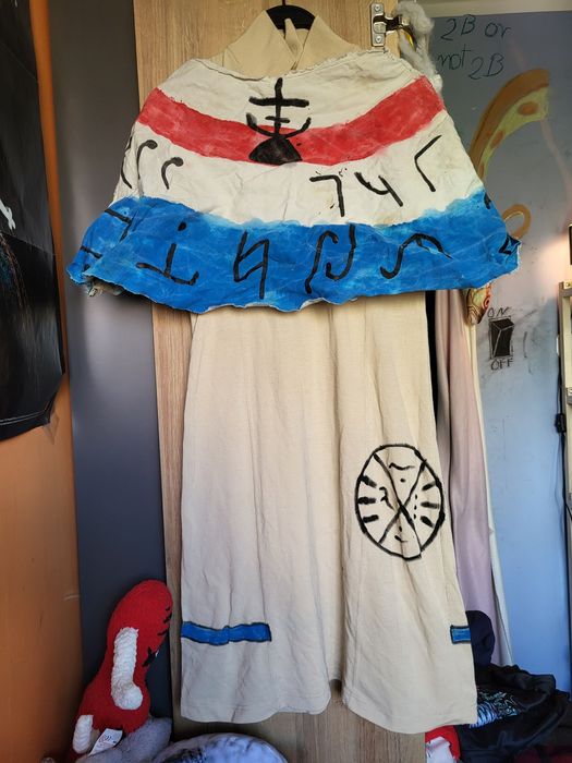 Strój nowicjusza obóz na bagnie larp gothic