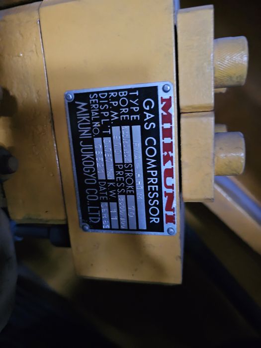 Японський Компресор Mikuni газ GAS COMPRESSOR JAPAN: 8 500 $ - Інше ...