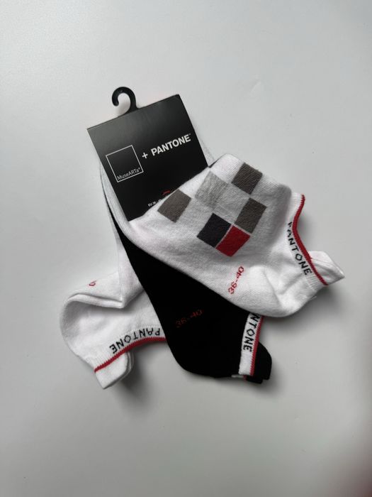 Nowy zestaw 3 par skarpetek skarpet Musearta Pantone 36/43