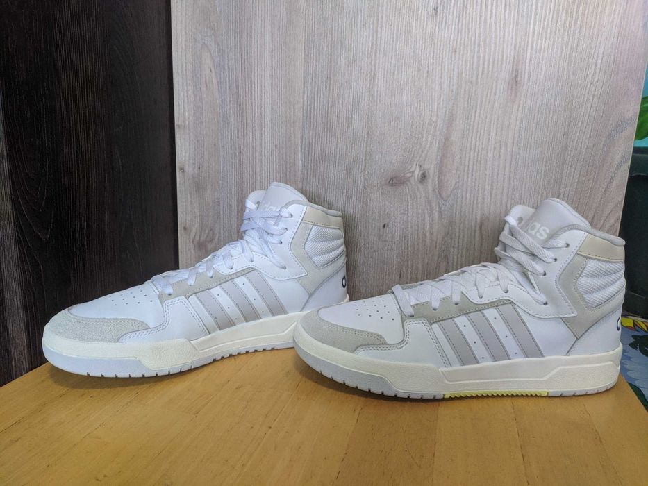 Adidas Entrap Mid - кожаные кроссовки ботинки