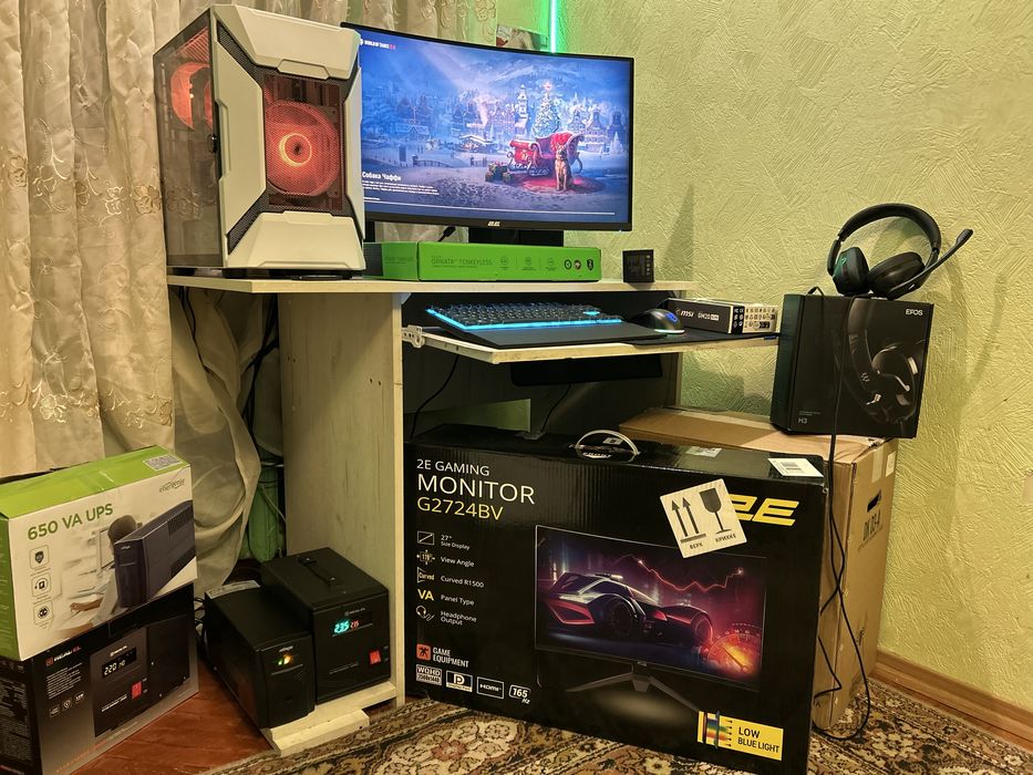 Продам Игровой ПК полная сборка с перефирией.