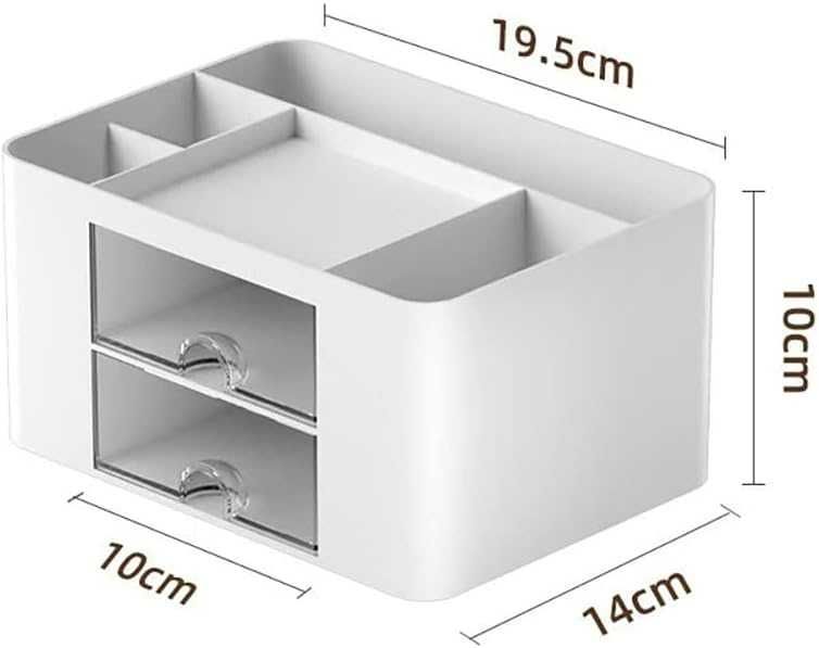 Kreatywny i prosty organizer na biurko, 7 przegródek, plastikowy