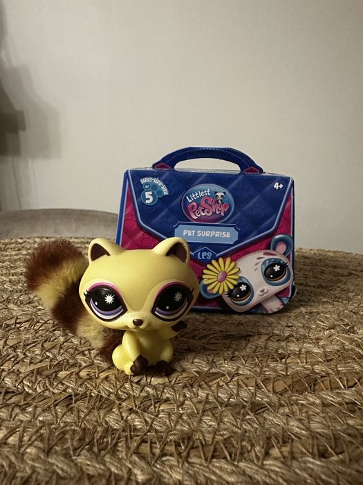 LPS Littlest pet shop box szop puchaty ogonek