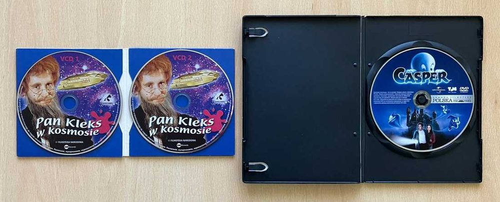 Zestaw filmów DVD dla dzieci - m.in. 'Latajacy Czestmir