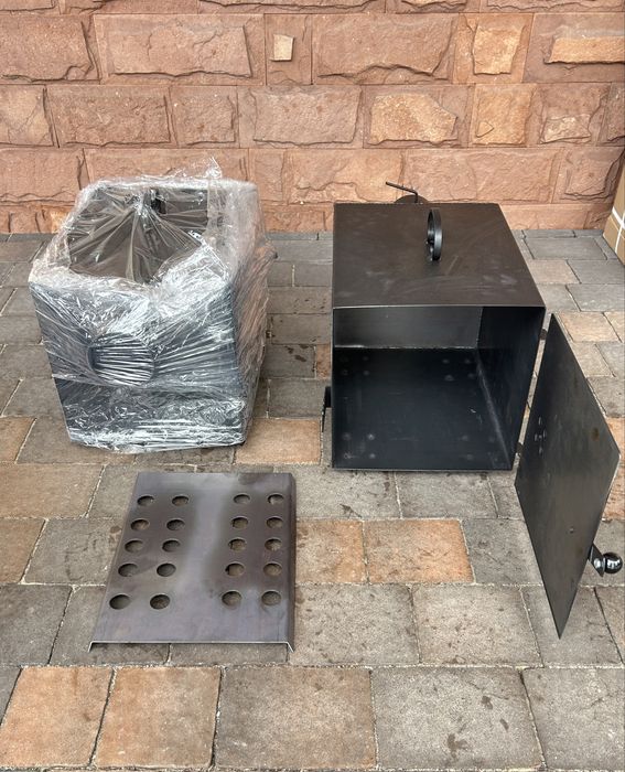 Palenisko do wędzarni, piecyk do wędzarni z blachy krzemowej XXL