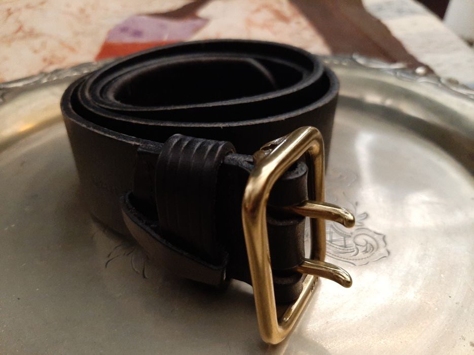 Cinto preto Ralph Lauren