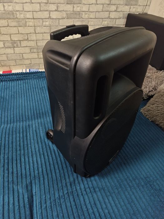 Fenton FT15LED głośnik 15" Kolumna aktywna z akumulatorem Bluetooth karta SD