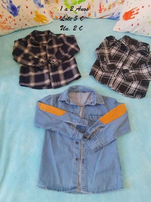 Roupa de menino camisas e casacos