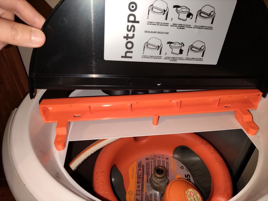 Aquecedor Galp Hotspot + garrafa Pluma