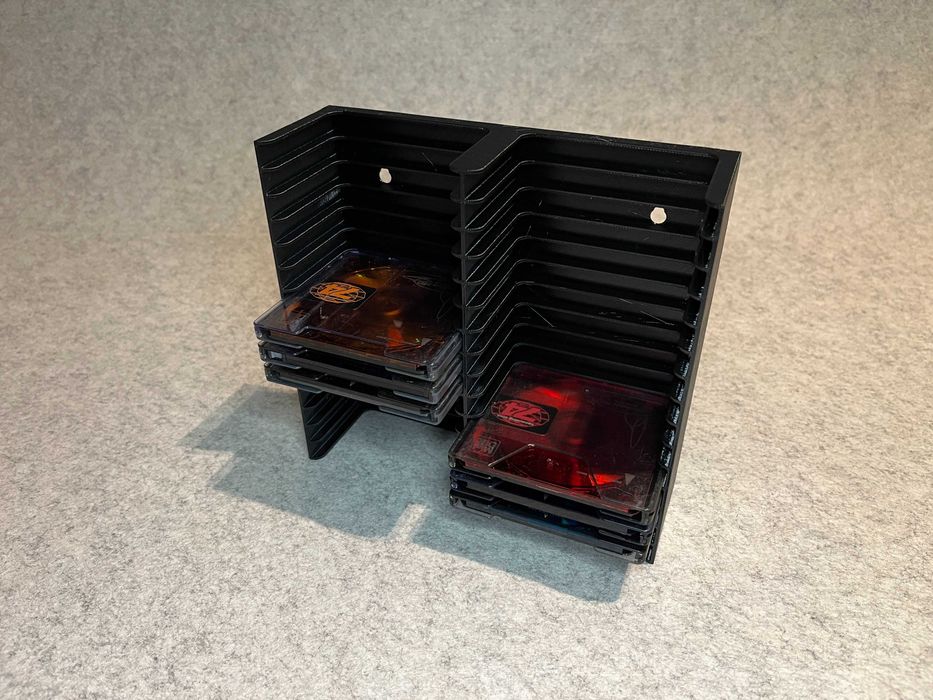 Stojak ścienny na 30 płyt MD MiniDisc