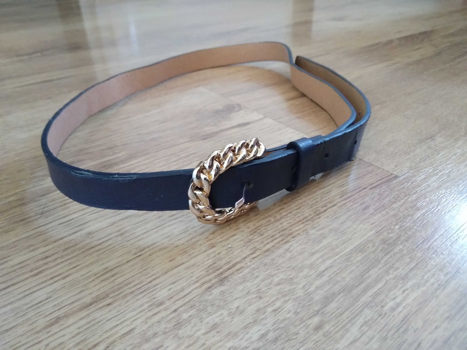 Nowy Pasek Niebieski Eko skóra