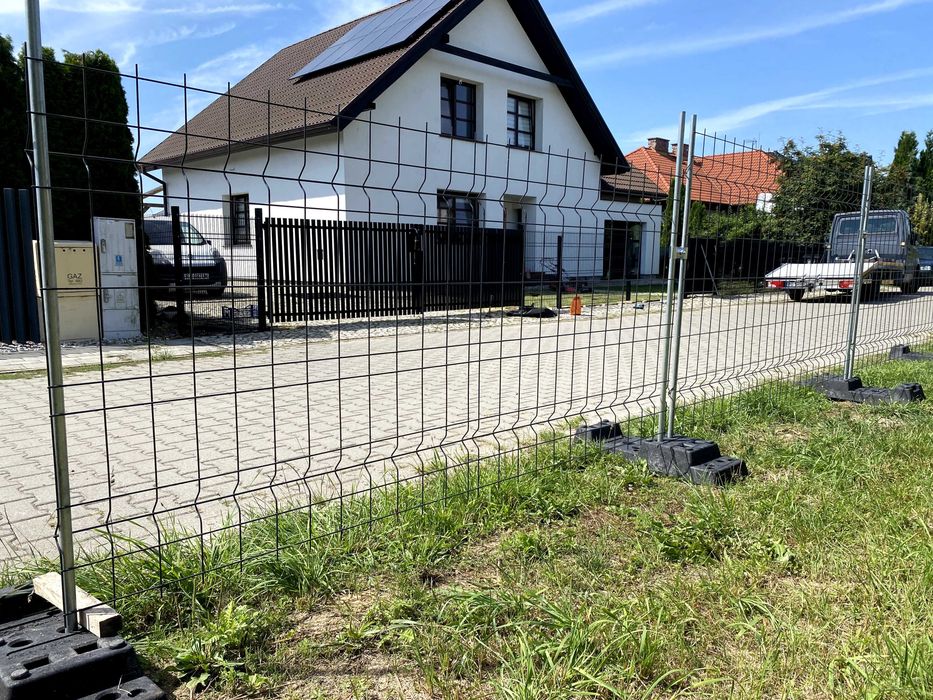 Ogrodzenia tymczasowe budowlane zabezpieczenie budowy panel Ażurowy
