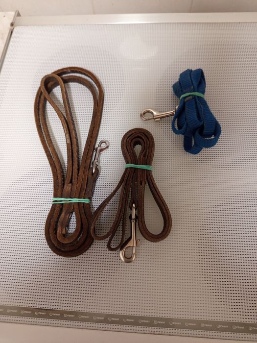 Поводки собачьи кожаные и др.