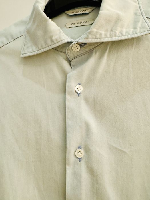 Koszula Suitsupply Albiate denim 39 Italy bawełna egipska