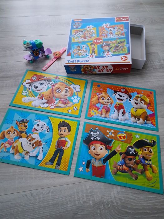 Puzzle 4 w 1 figurka gratis