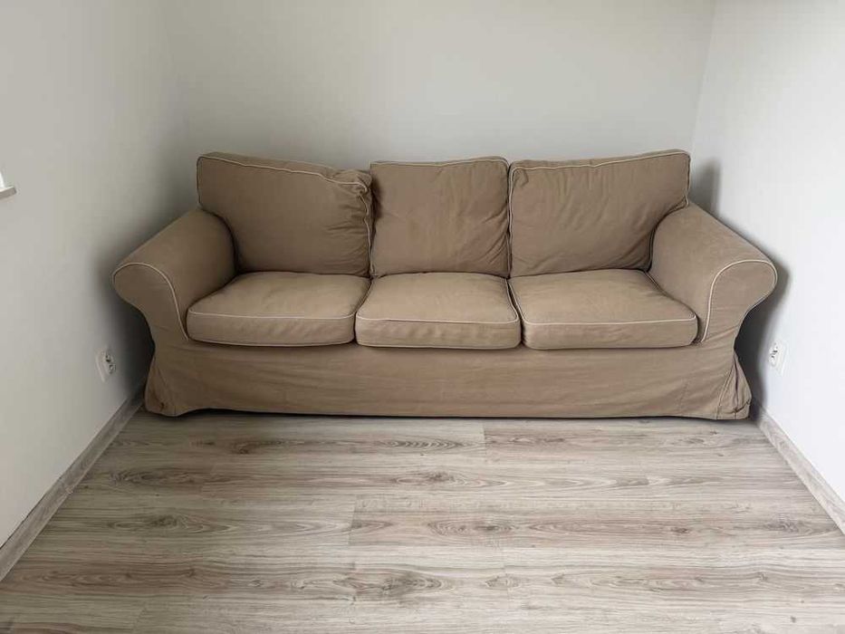 Sofa bezowa Ikea Ektorp