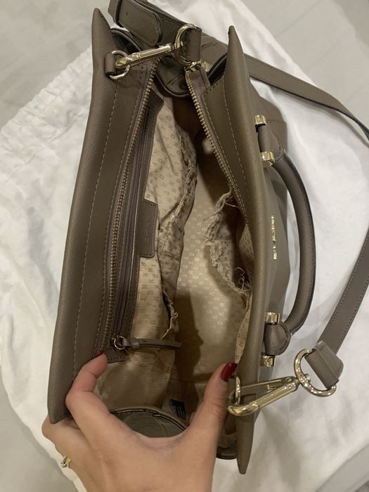 Mala de cor nude - DKNY