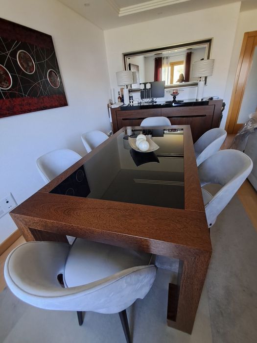 Mesa de refeições extensível