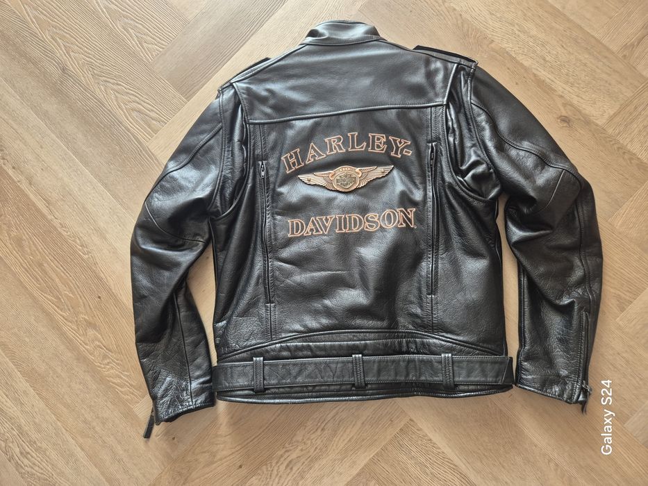 Harley Davidson Kolekcjonerska kurtka skórzana 110 Anniversary  roz.L