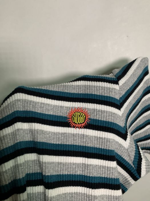 Сукня stussy amina striped rib dress