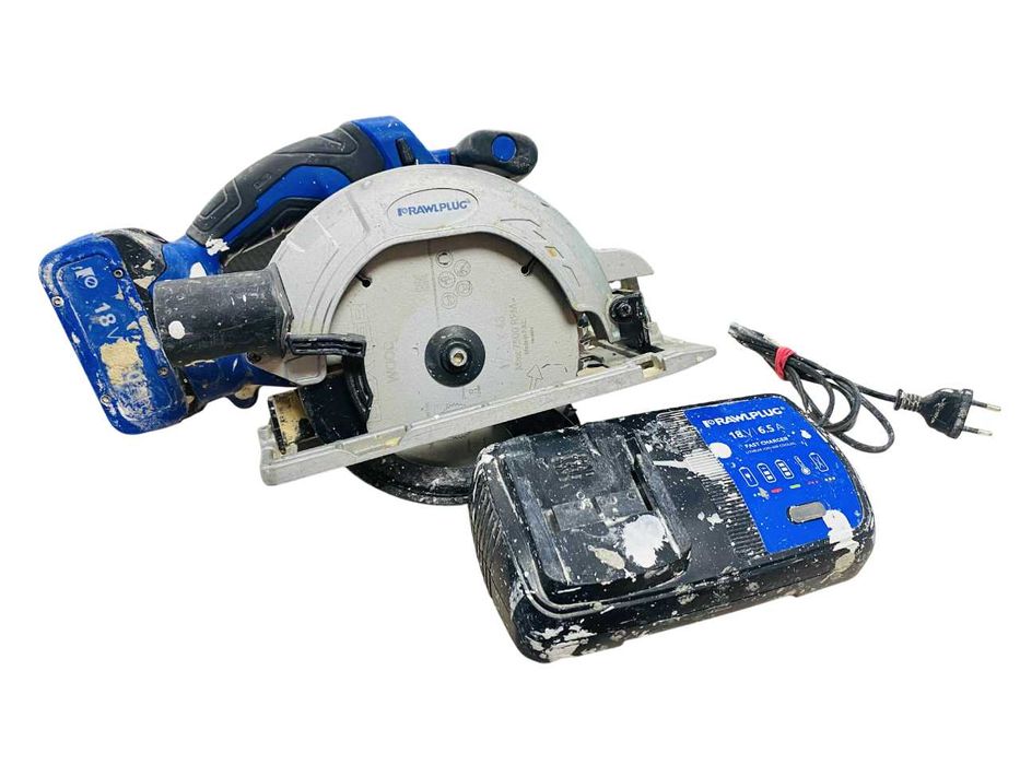 18 V RawlPlug Pilarka tarczowa 165 mm | AKU + ŁAD |