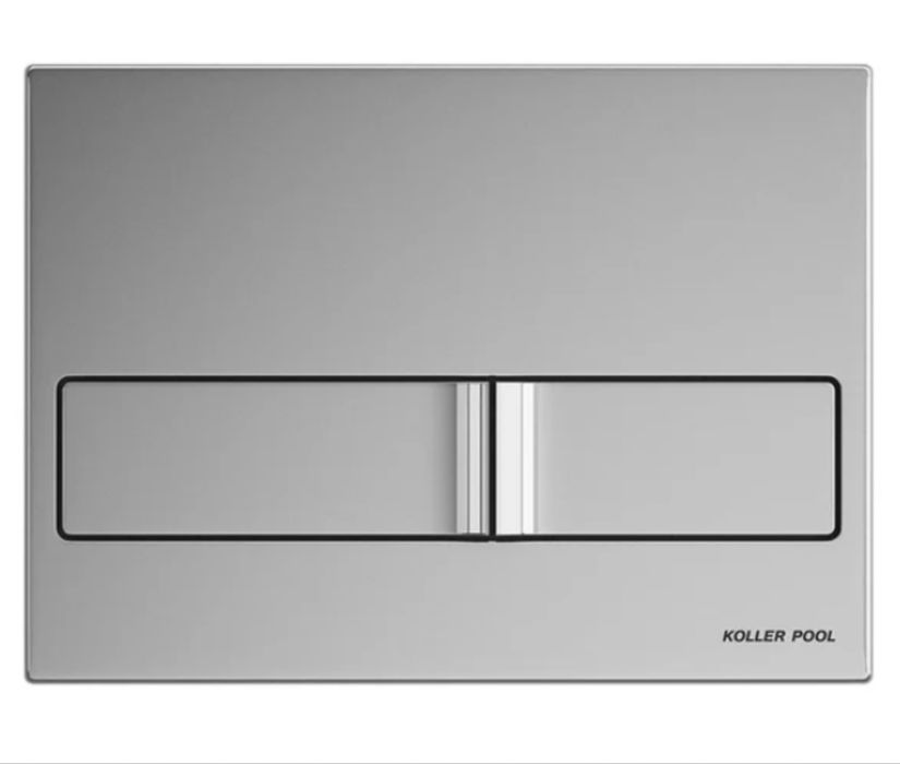 Інсталяція KollerPool клавіша Хром з безобідковим унітазом RIMLESS