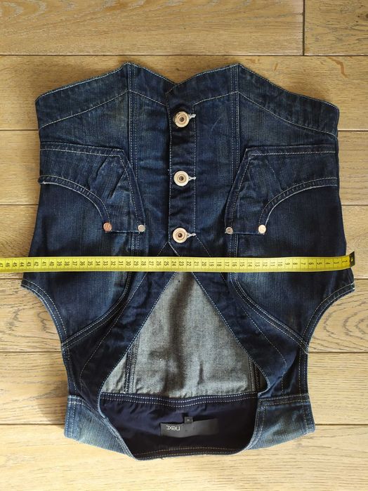 Piękna  jeansowa kamizelka z dżinsu Next M