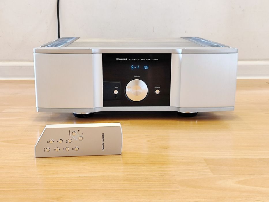 Wzmacniacz 100W Xindak XA-6950 + oryginalny pilot. JAK NOWY! Super stan