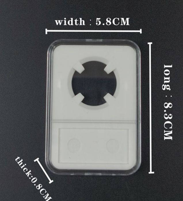 Capsulas moedas slab 26mm (moedas 2€)