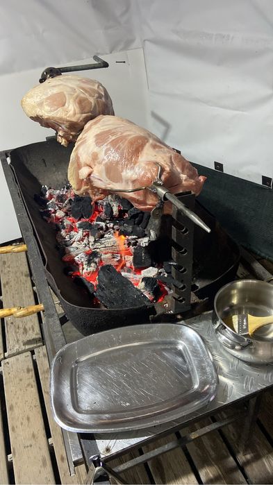 Pernil no Espeto
