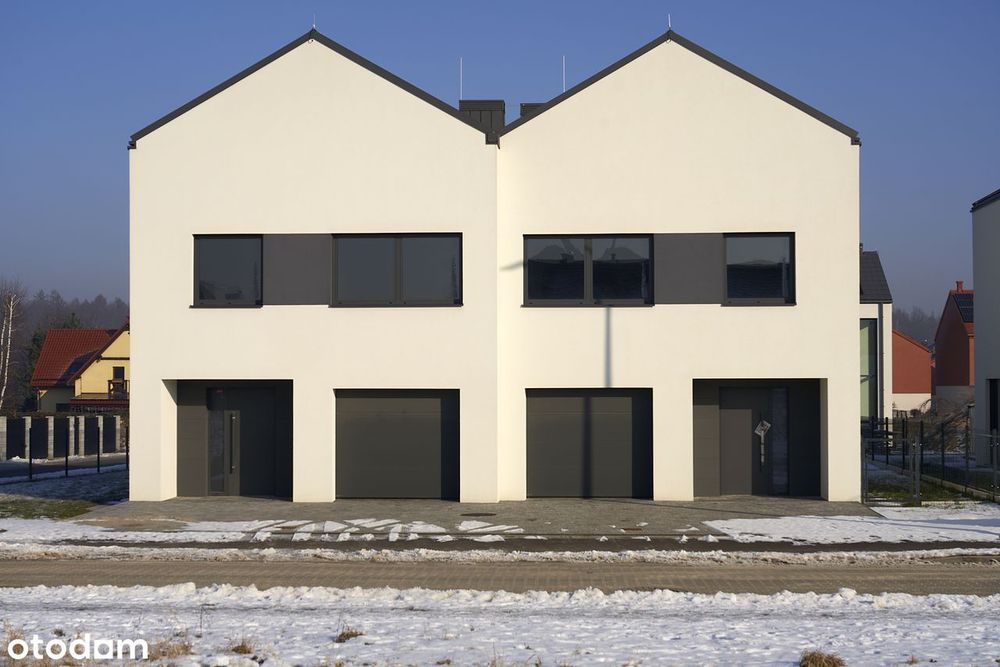 Drozdów bliźniak z geotermią i pasywnym chłodzeniem