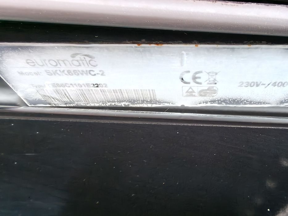 Електрична плита EUROMATIC model SKK66WC-2 ширина 60 стаціонарна