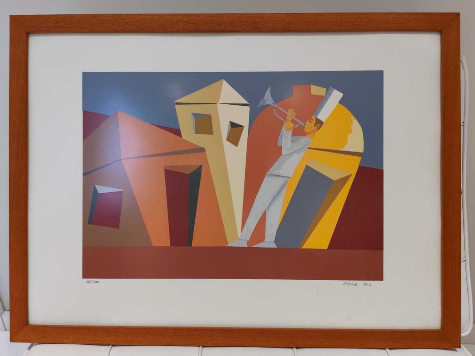 Serigrafia - Zanzibar - Luis Delgado (2002)