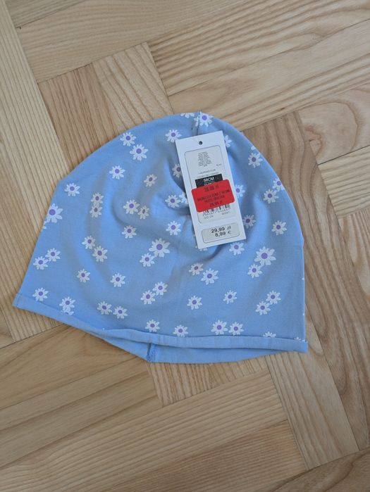 Bawełniana czapka na wiosnę dla dziewczynki 8-12 lati