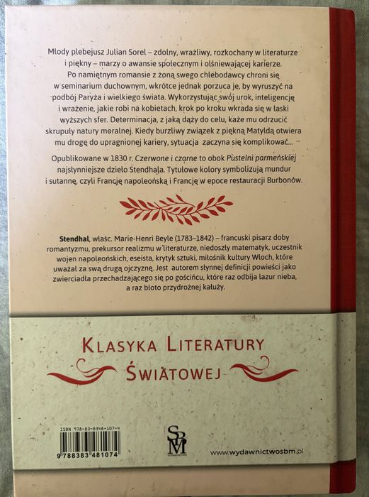 ,,Czerwone i czarne” Stendhal