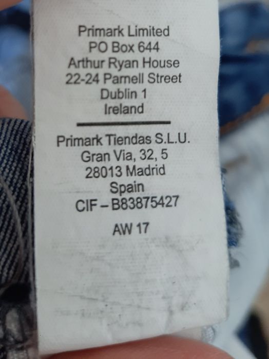 Jeansy skinny Primark 36