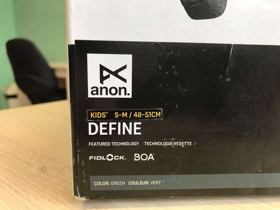 Шлем шолом гірськолижний з маскою Anon Define S/M 48-51см